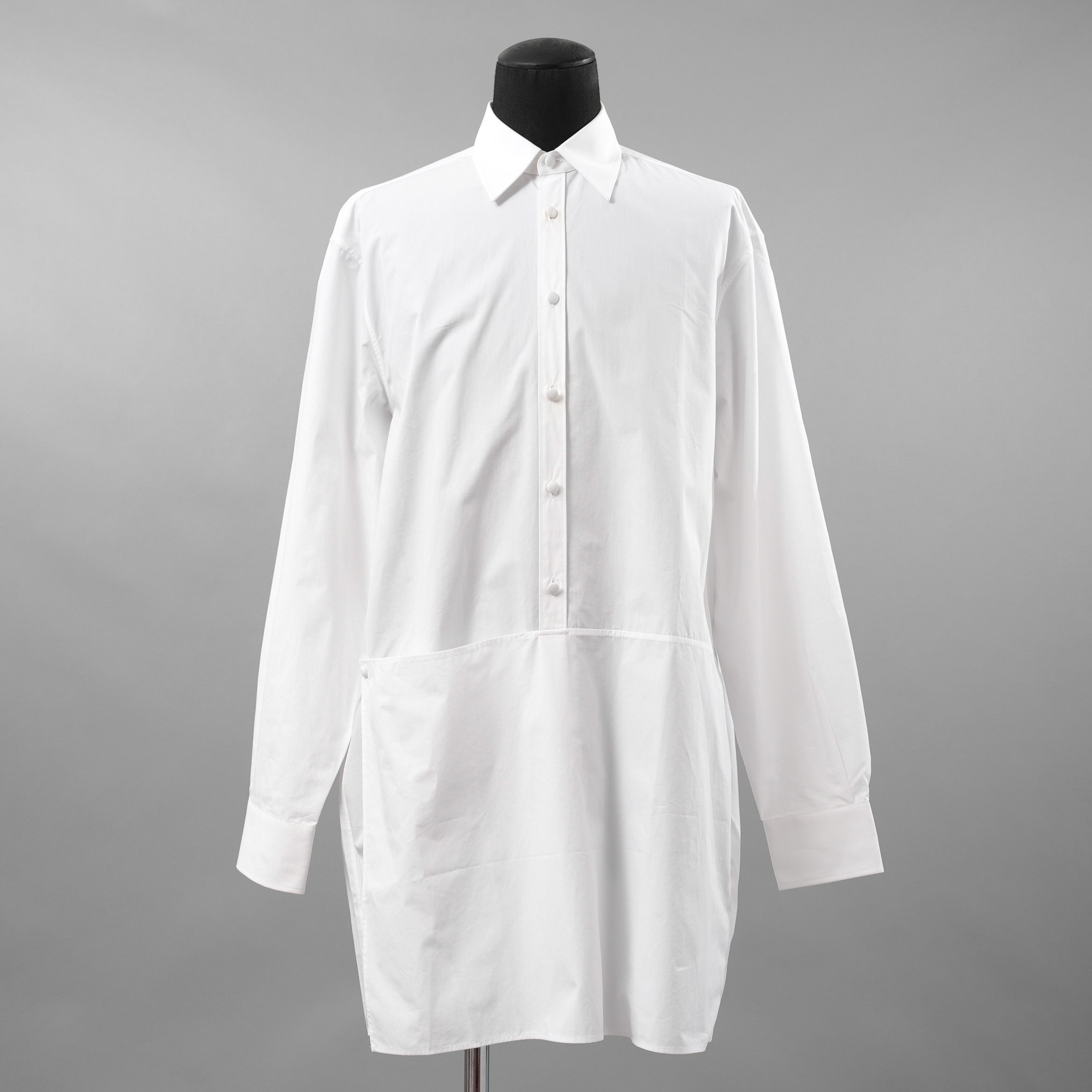 Valentino Garavani ヴァレンティノ ガラヴァーニ / 20SS ロングシャツ 長袖シャツ / TV0ABE404WW / size 38 (WHITE)