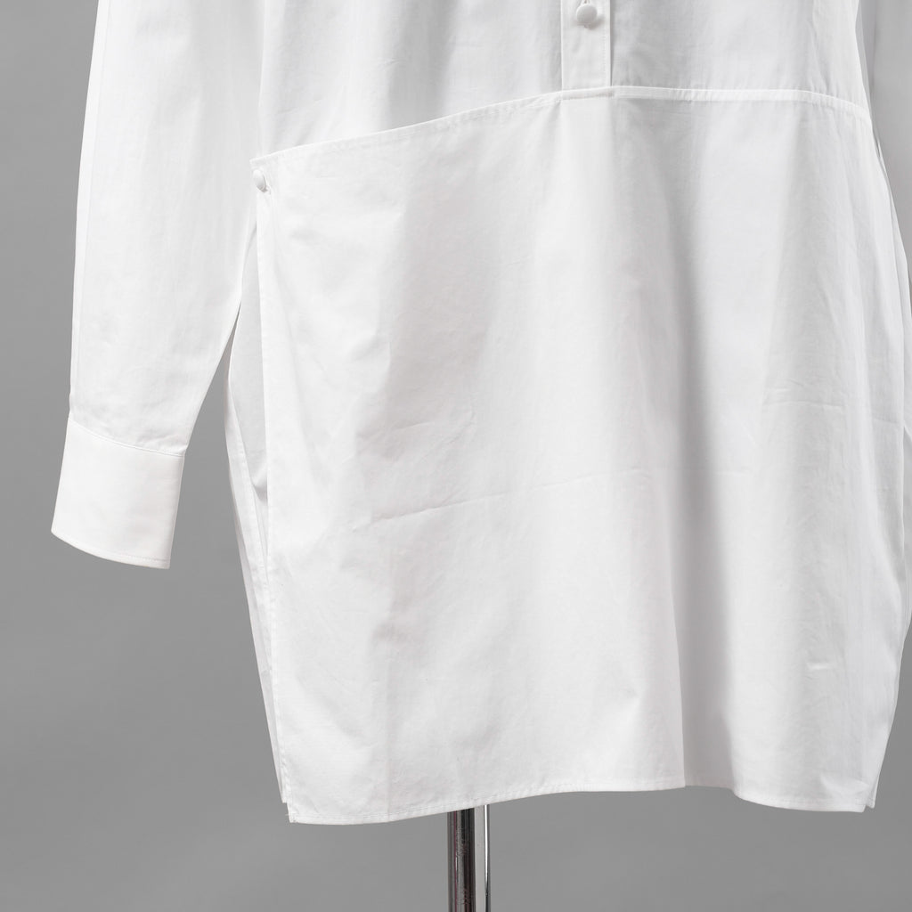 Valentino Garavani ヴァレンティノ ガラヴァーニ / 20SS ロングシャツ 長袖シャツ / TV0ABE404WW / size 38 (WHITE)