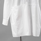 Valentino Garavani ヴァレンティノ ガラヴァーニ / 20SS ロングシャツ 長袖シャツ / TV0ABE404WW / size 38 (WHITE)