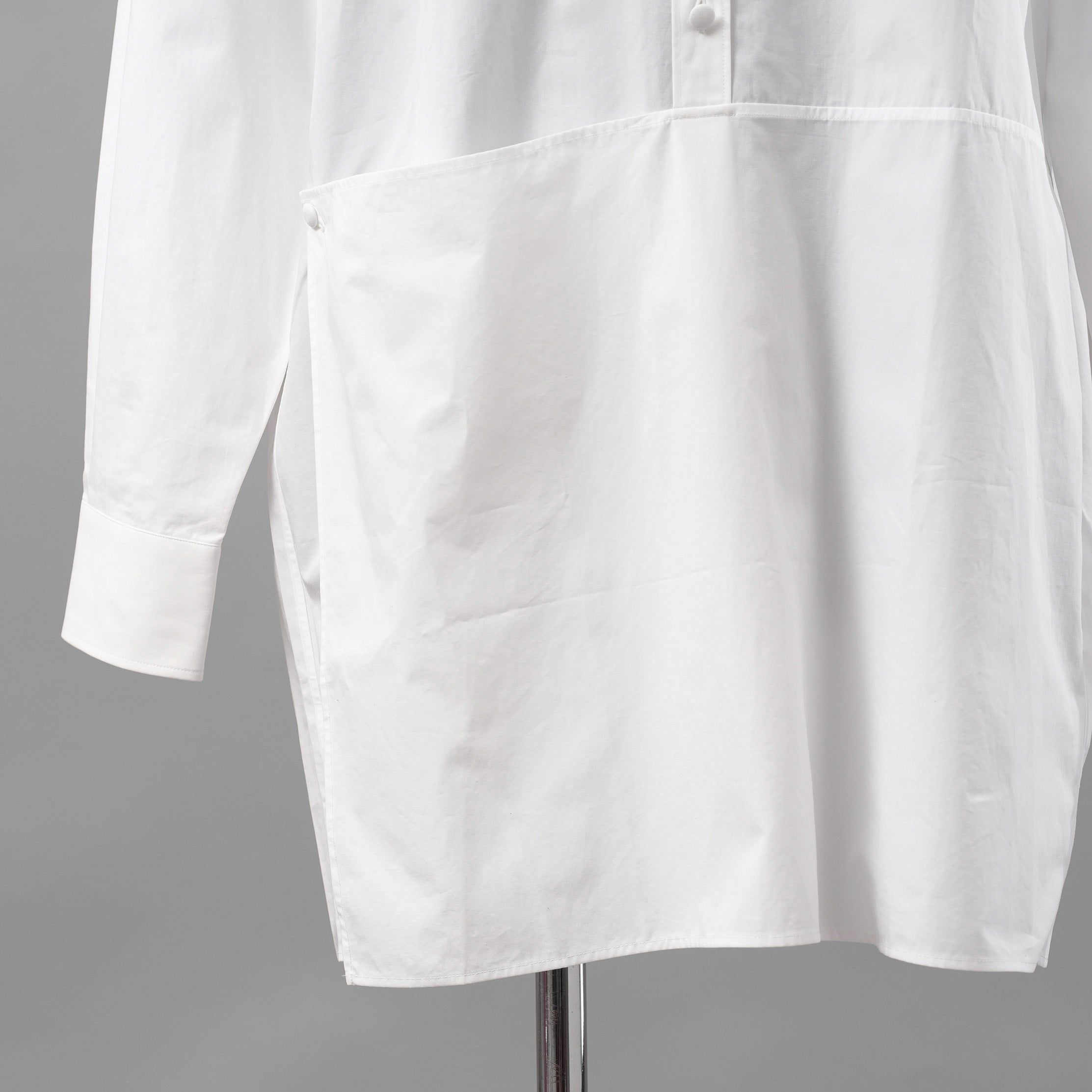 Valentino Garavani ヴァレンティノ ガラヴァーニ / 20SS ロングシャツ 長袖シャツ / TV0ABE404WW / size 38 (WHITE)