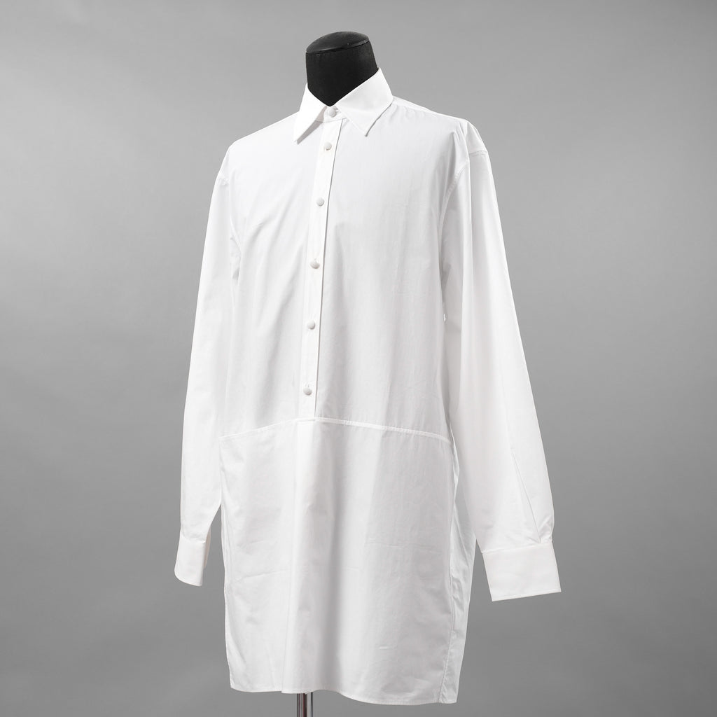 Valentino Garavani ヴァレンティノ ガラヴァーニ / 20SS ロングシャツ 長袖シャツ / TV0ABE404WW / size 38 (WHITE)
