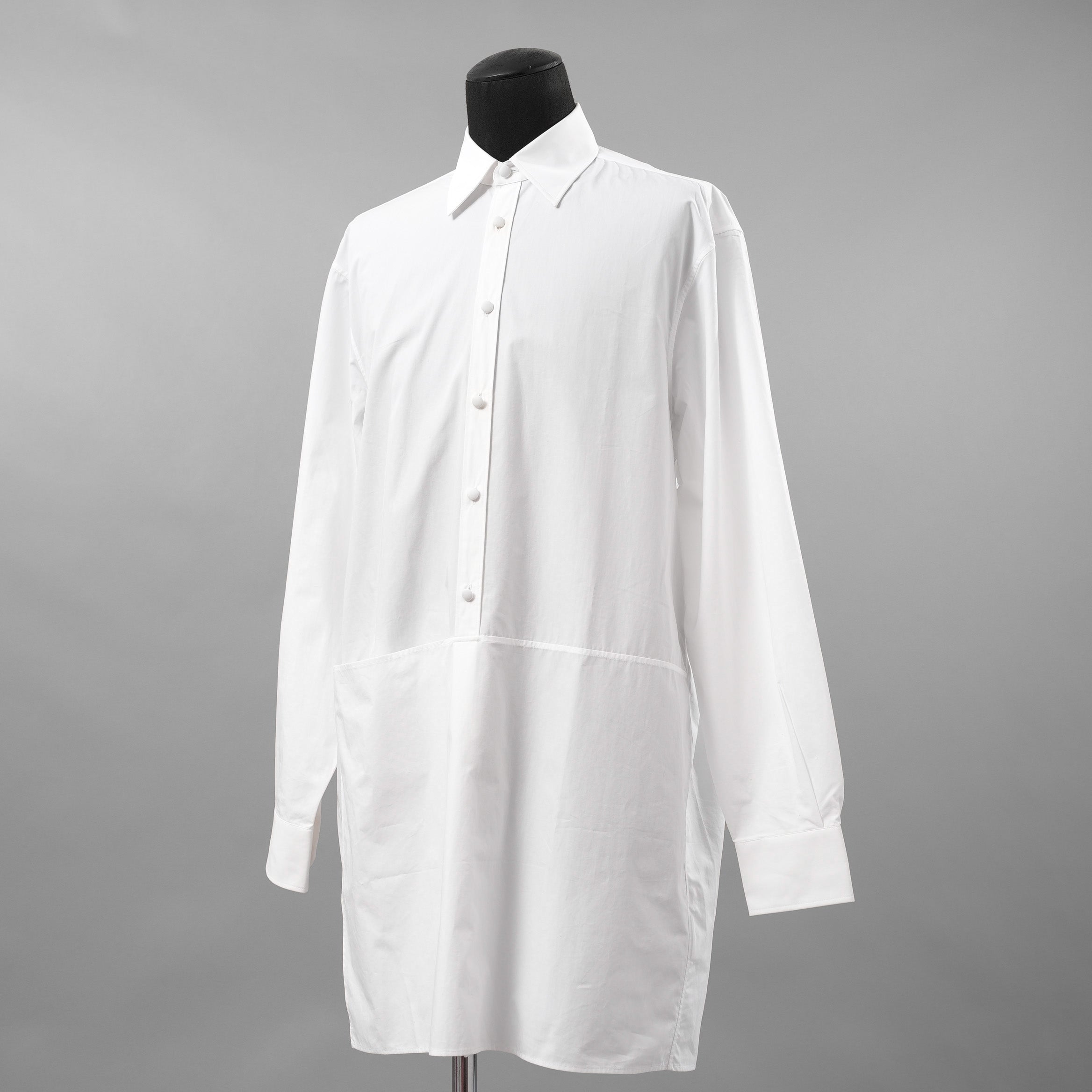Valentino Garavani ヴァレンティノ ガラヴァーニ / 20SS ロングシャツ 長袖シャツ / TV0ABE404WW / size 38 (WHITE)