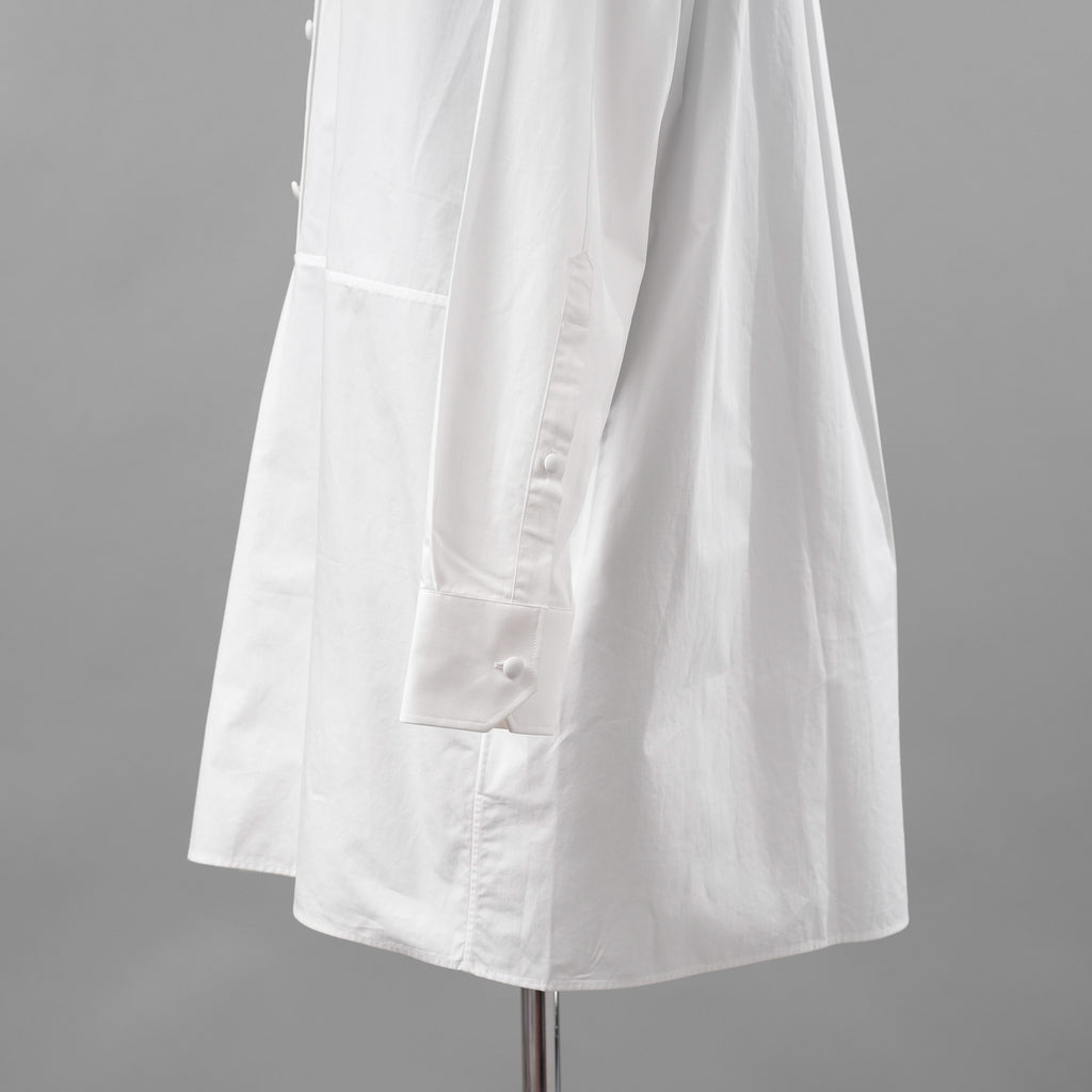 Valentino Garavani ヴァレンティノ ガラヴァーニ / 20SS ロングシャツ 長袖シャツ / TV0ABE404WW / size 38 (WHITE)