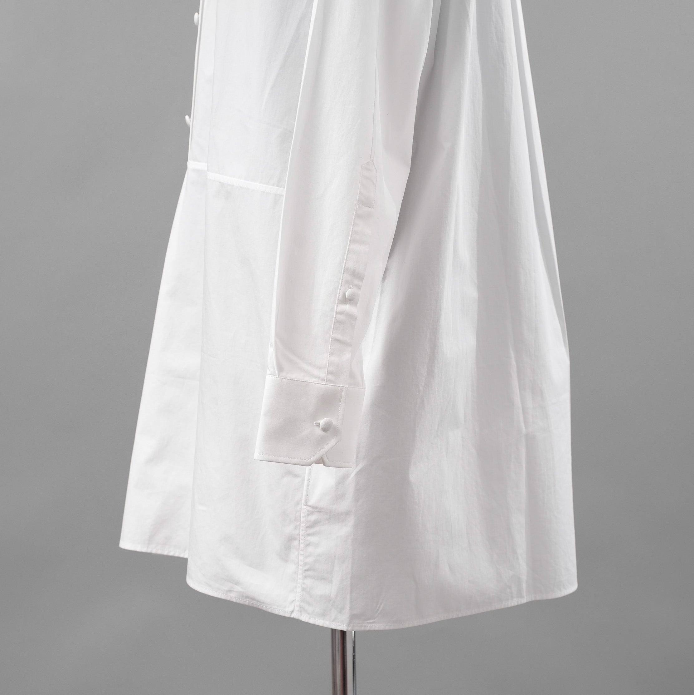 Valentino Garavani ヴァレンティノ ガラヴァーニ / 20SS ロングシャツ 長袖シャツ / TV0ABE404WW / size 38 (WHITE)