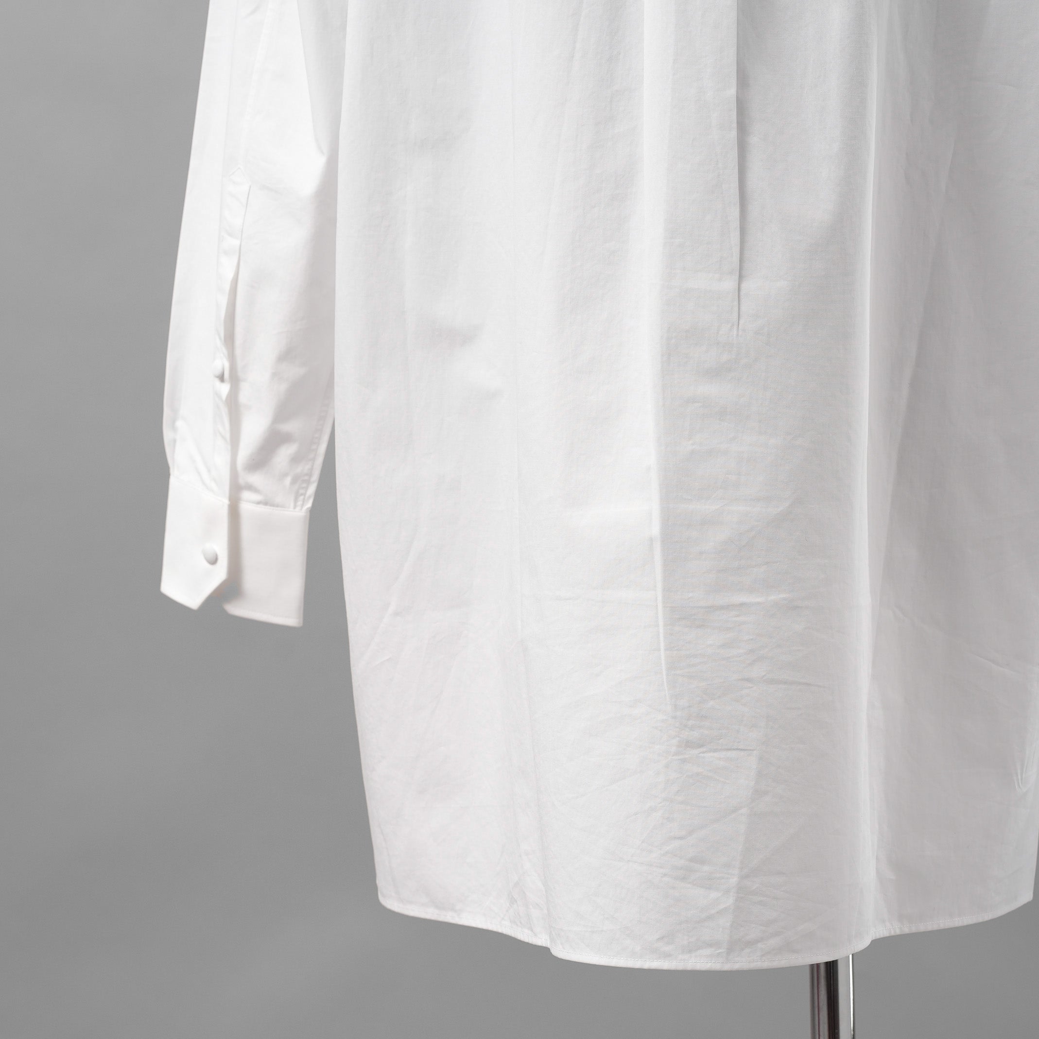 Valentino Garavani ヴァレンティノ ガラヴァーニ / 20SS ロングシャツ 長袖シャツ / TV0ABE404WW / size 38 (WHITE)