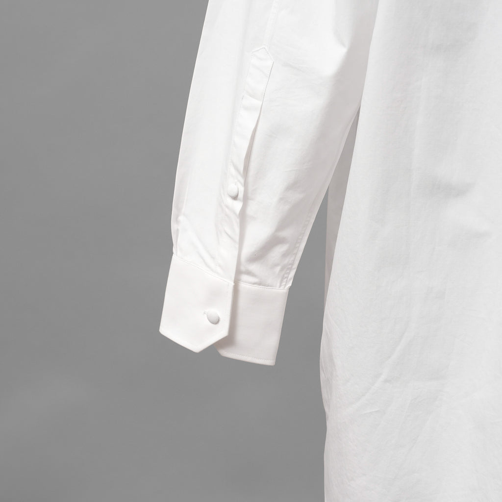 Valentino Garavani ヴァレンティノ ガラヴァーニ / 20SS ロングシャツ 長袖シャツ / TV0ABE404WW / size 38 (WHITE)