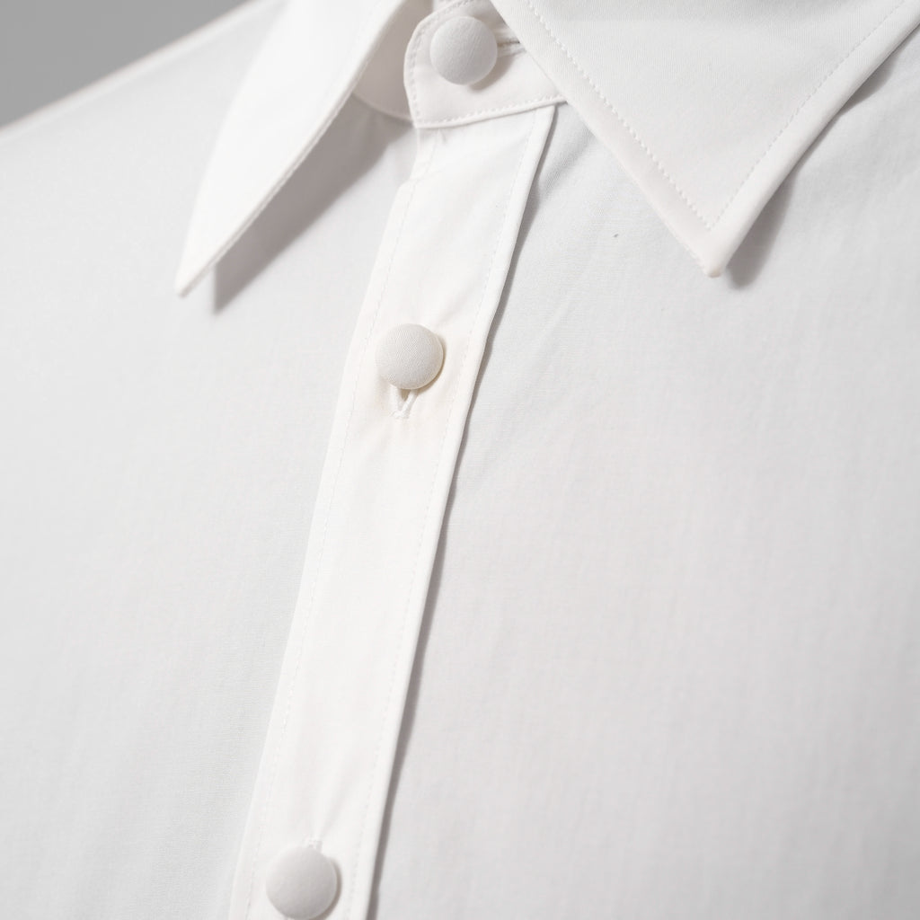 Valentino Garavani ヴァレンティノ ガラヴァーニ / 20SS ロングシャツ 長袖シャツ / TV0ABE404WW / size 38 (WHITE)