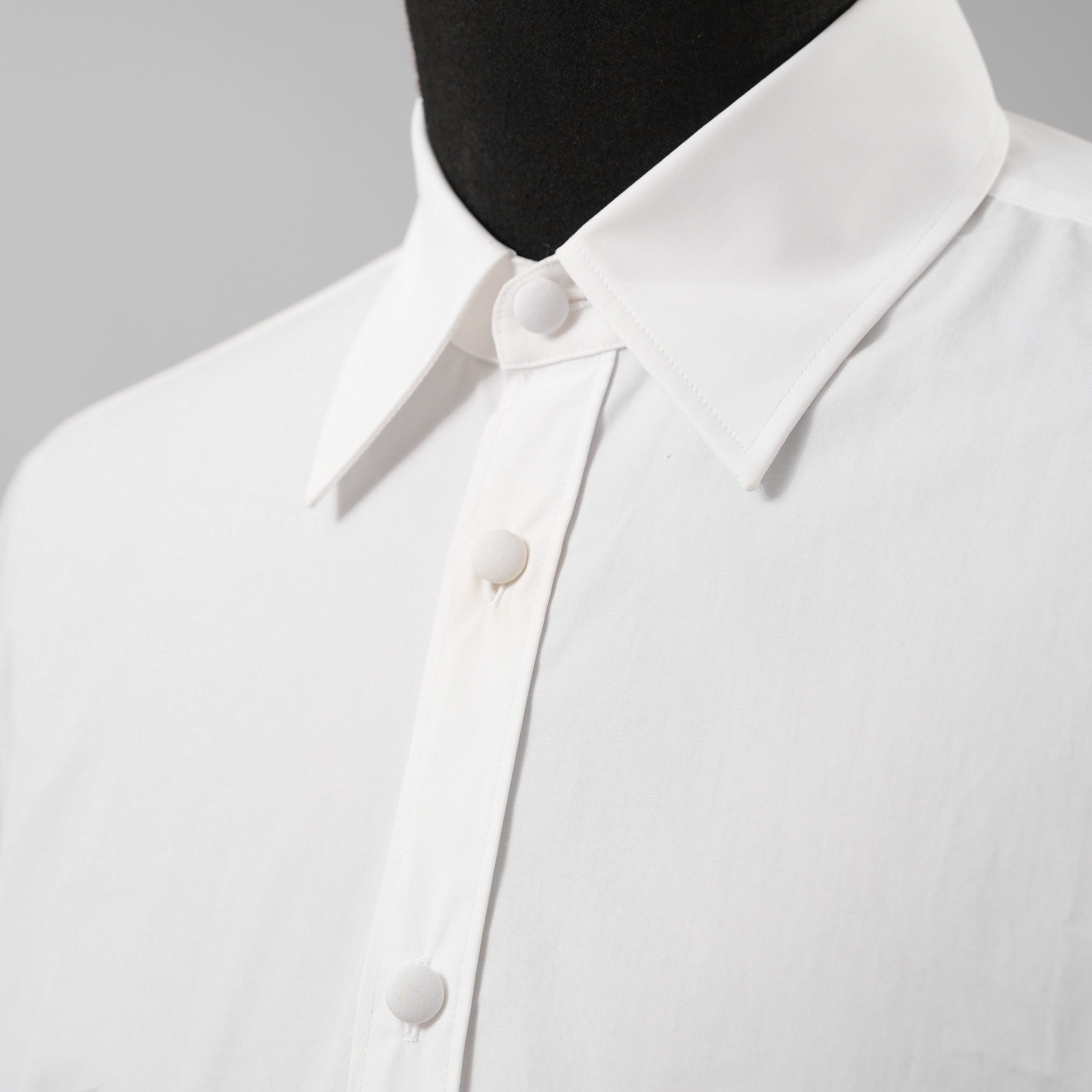 Valentino Garavani ヴァレンティノ ガラヴァーニ / 20SS ロングシャツ 長袖シャツ / TV0ABE404WW / size 38 (WHITE)