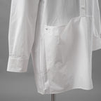 Valentino Garavani ヴァレンティノ ガラヴァーニ / 20SS ロングシャツ 長袖シャツ / TV0ABE404WW / size 38 (WHITE)
