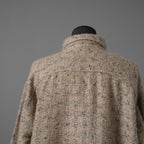 SHARE SPIRIT シェアスピリット / 美品 オーバーサイズ ツイードジャケット / FA2008 / size S (BEIGE)