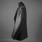 MM6 Maison Margiela メゾン マルジェラ / 22AW 美品 レザー 2Bテーラードジャケット / S62BN0063 / size 44 (BLACK)