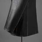 MM6 Maison Margiela メゾン マルジェラ / 22AW 美品 レザー 2Bテーラードジャケット / S62BN0063 / size 44 (BLACK)