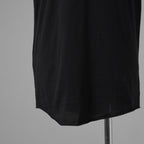 JULIUS ユリウス / 美品 25SS Cotton Jersey Switching Tank Top タンクトップ / 899CUM4 / size 3 (BLACK) 352183-in-ue