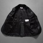 MM6 Maison Margiela メゾン マルジェラ / 22AW 美品 レザー 2Bテーラードジャケット / S62BN0063 / size 44 (BLACK)