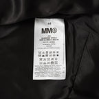 MM6 Maison Margiela メゾン マルジェラ / 22AW 美品 レザー 2Bテーラードジャケット / S62BN0063 / size 44 (BLACK)