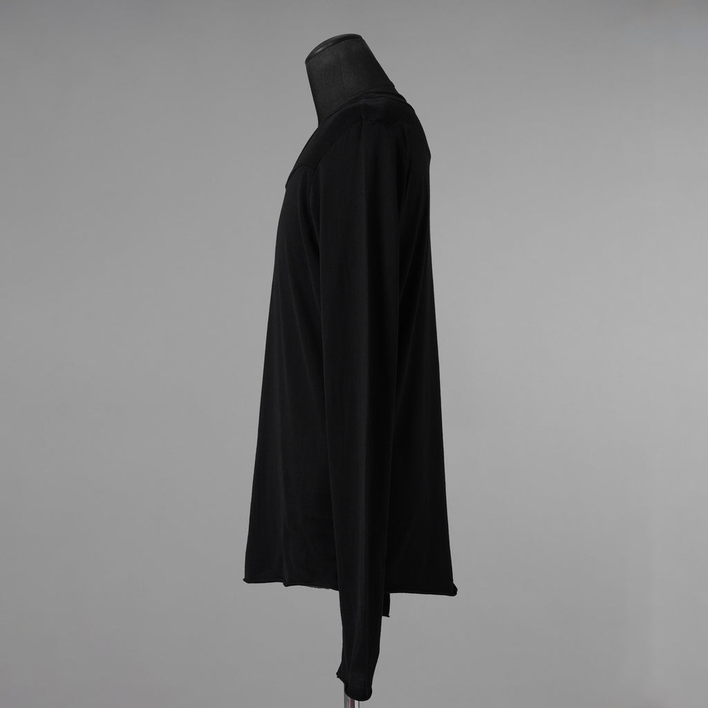 JULIUS ユリウス / 美品 25SS Cotton Jersey Switching Long Sleeve T-shirt 長袖Ｔシャツ / 899CUM2 / size 2 (BLACK) 352184-in-ue