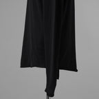 JULIUS ユリウス / 美品 25SS Cotton Jersey Switching Long Sleeve T-shirt 長袖Ｔシャツ / 899CUM2 / size 2 (BLACK) 352184-in-ue