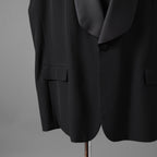 MM6 Maison Margiela メゾン マルジェラ / 24AW 美品 テーラード ベスト サテンラペル / S62FB0069 M35436 / size 36 (BLACK) ユニセックス