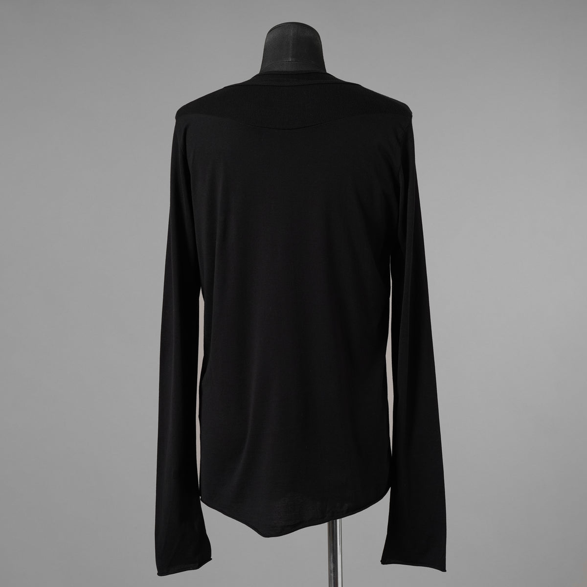 JULIUS ユリウス / 美品 25SS Cotton Jersey Switching Long Sleeve T-shirt 長袖Ｔシャツ / 899CUM2 / size 2 (BLACK) 352184-in-ue