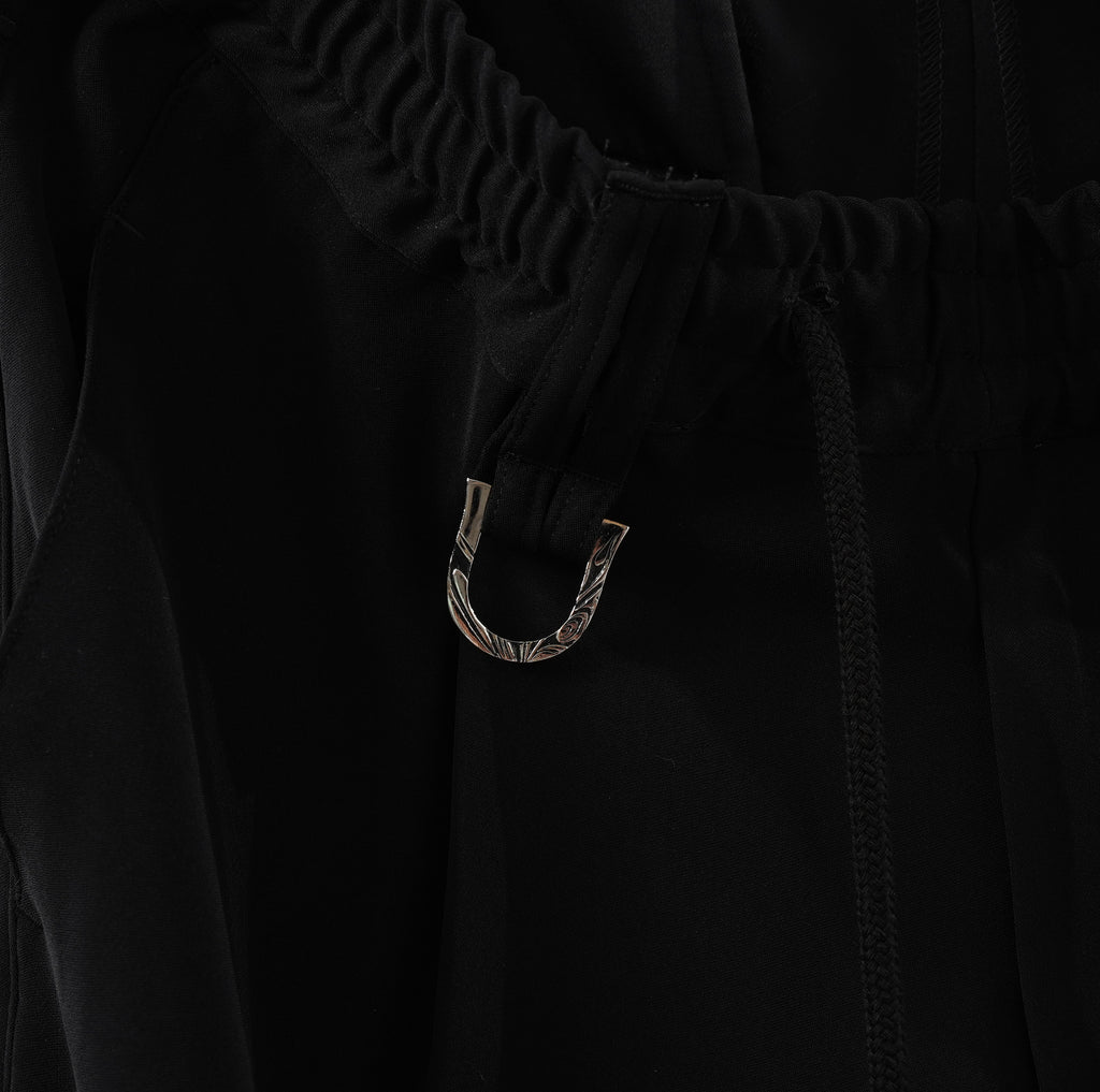 新品 kiryuyrik キリュウキリュウ / 24SS Easy Wide Slacks イージーワイドスラックス パンツ / KR-HP30-906 / size M (BLACK）