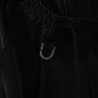 新品 kiryuyrik キリュウキリュウ / 24SS Easy Wide Slacks イージーワイドスラックス パンツ / KR-HP30-906 / size M (BLACK）