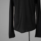 JULIUS ユリウス / 美品 25SS Cotton Jersey Switching Long Sleeve T-shirt 長袖Ｔシャツ / 899CUM2 / size 2 (BLACK) 352184-in-ue