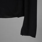 JULIUS ユリウス / 美品 25SS Cotton Jersey Switching Long Sleeve T-shirt 長袖Ｔシャツ / 899CUM2 / size 2 (BLACK) 352184-in-ue