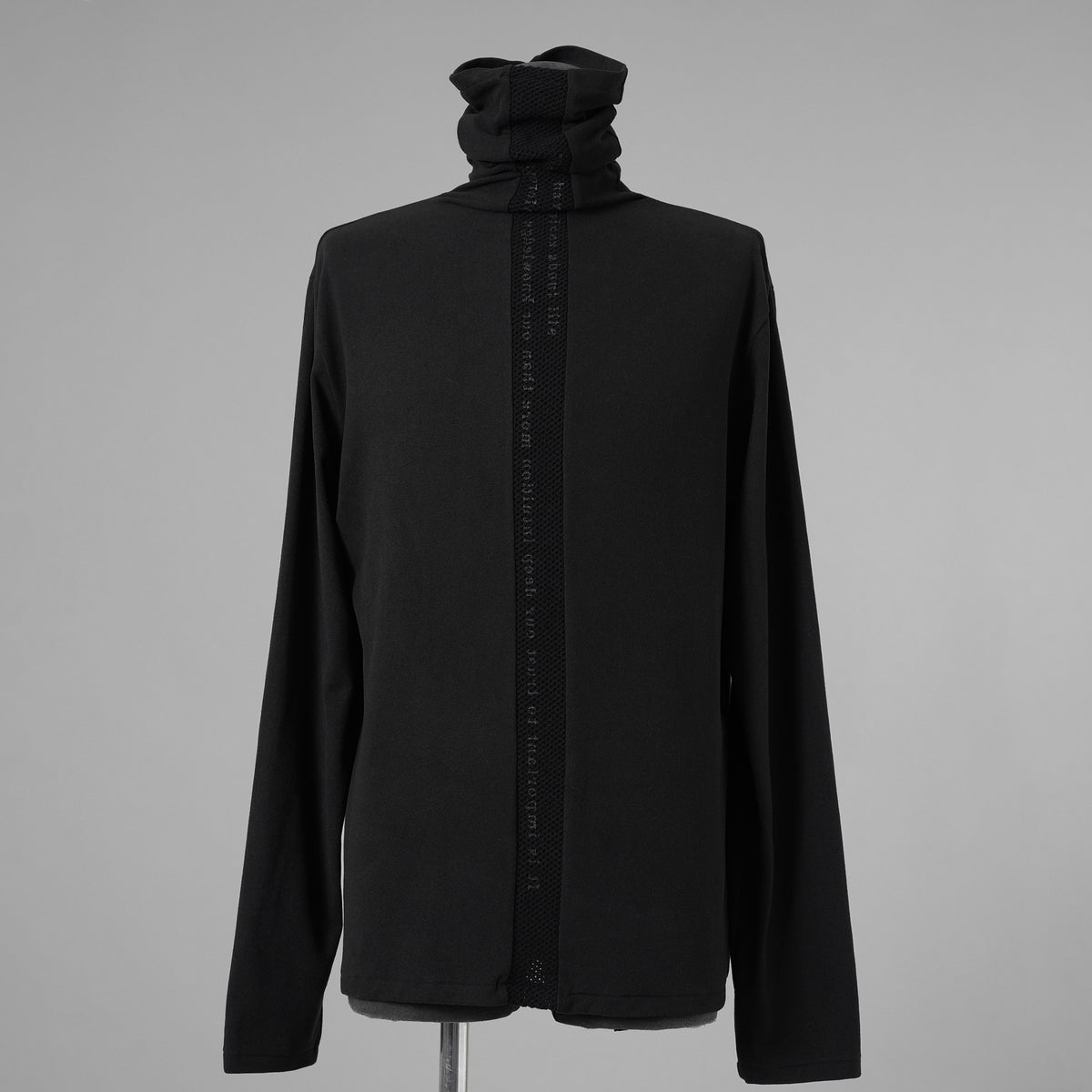bajra バジュラ / 美品 24AW タートルネックカットソー プルオーバー 長袖Tシャツ / 158UK02 / size 3 (BLACK) 352182-in-ue