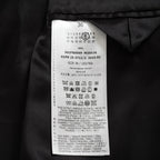 MM6 Maison Margiela メゾン マルジェラ / 24AW 美品 テーラード ベスト サテンラペル / S62FB0069 M35436 / size 36 (BLACK) ユニセックス