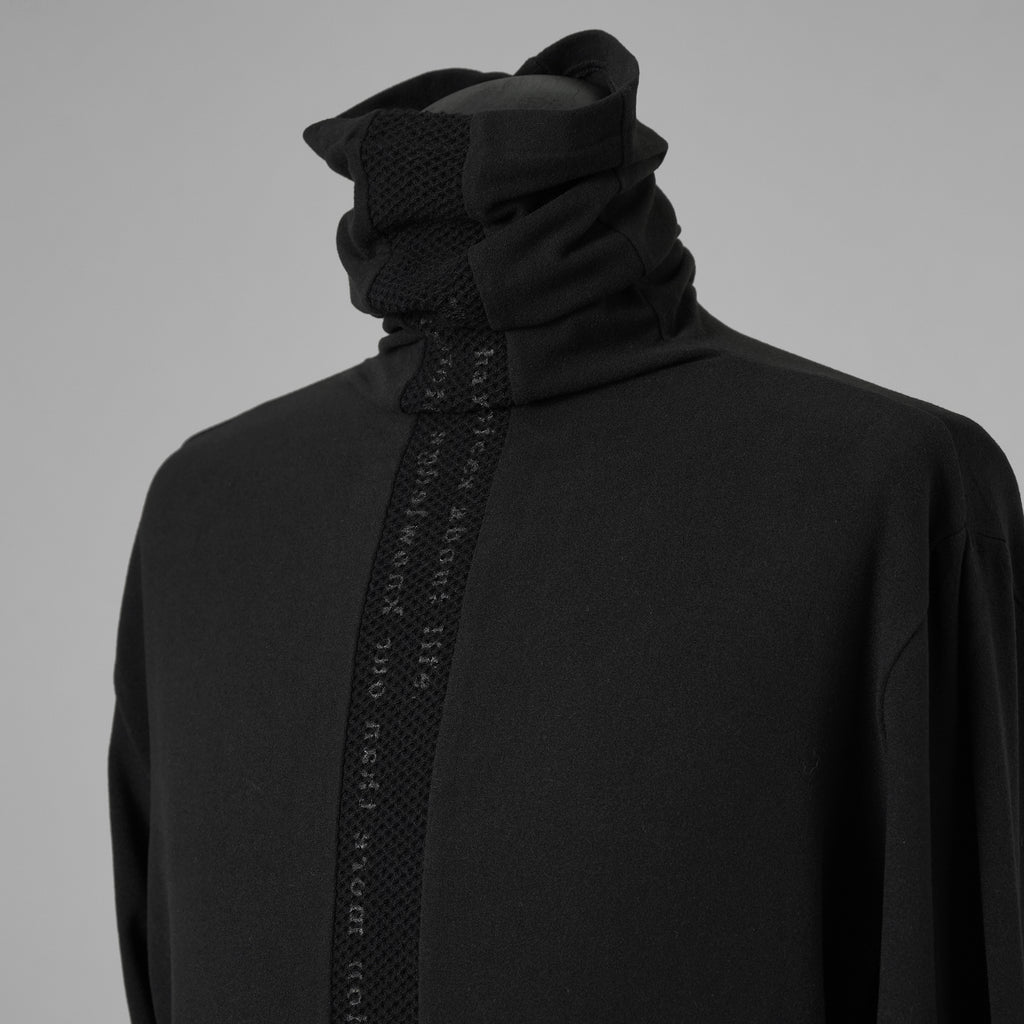 bajra バジュラ / 美品 24AW タートルネックカットソー プルオーバー 長袖Tシャツ / 158UK02 / size 3 (BLACK) 352182-in-ue