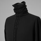 bajra バジュラ / 美品 24AW タートルネックカットソー プルオーバー 長袖Tシャツ / 158UK02 / size 3 (BLACK) 352182-in-ue