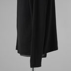 bajra バジュラ / 美品 24AW タートルネックカットソー プルオーバー 長袖Tシャツ / 158UK02 / size 3 (BLACK) 352182-in-ue