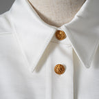 LOUIS VUITTON ルイ・ヴィトン / 22AW 美品 プリーツシャツドレス ワンピース / size38 (WHITE) レディース