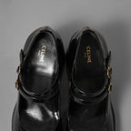 未使用 CELINE セリーヌ / 24AW "Lily" リリー チャンキーソール パンプス / パテントカーフスキン/ テス ベビーズ / シューズ / size 36 (23cm)  BLACK レディース