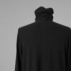 bajra バジュラ / 美品 24AW タートルネックカットソー プルオーバー 長袖Tシャツ / 158UK02 / size 3 (BLACK) 352182-in-ue