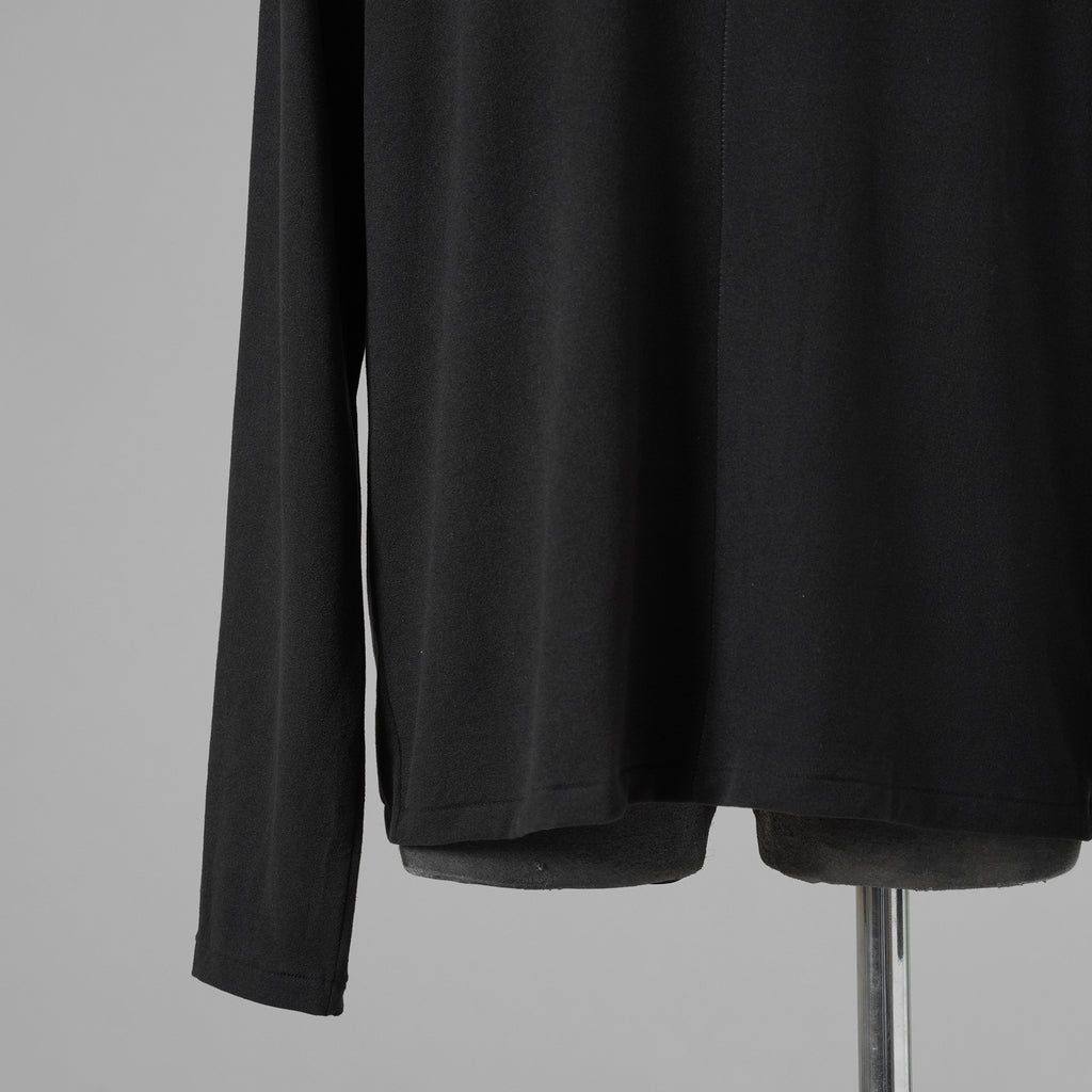 bajra バジュラ / 美品 24AW タートルネックカットソー プルオーバー 長袖Tシャツ / 158UK02 / size 3 (BLACK) 352182-in-ue