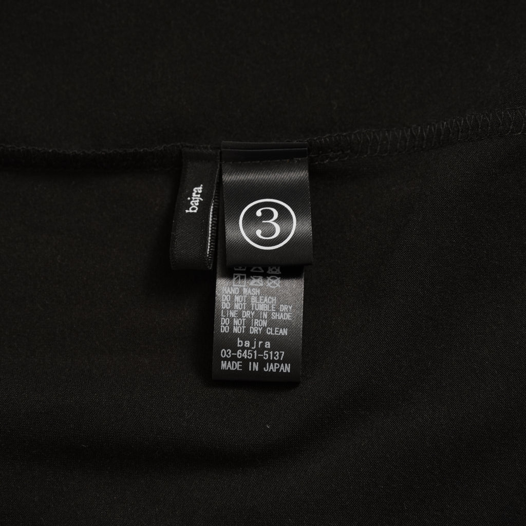 bajra バジュラ / 美品 24AW タートルネックカットソー プルオーバー 長袖Tシャツ / 158UK02 / size 3 (BLACK) 352182-in-ue