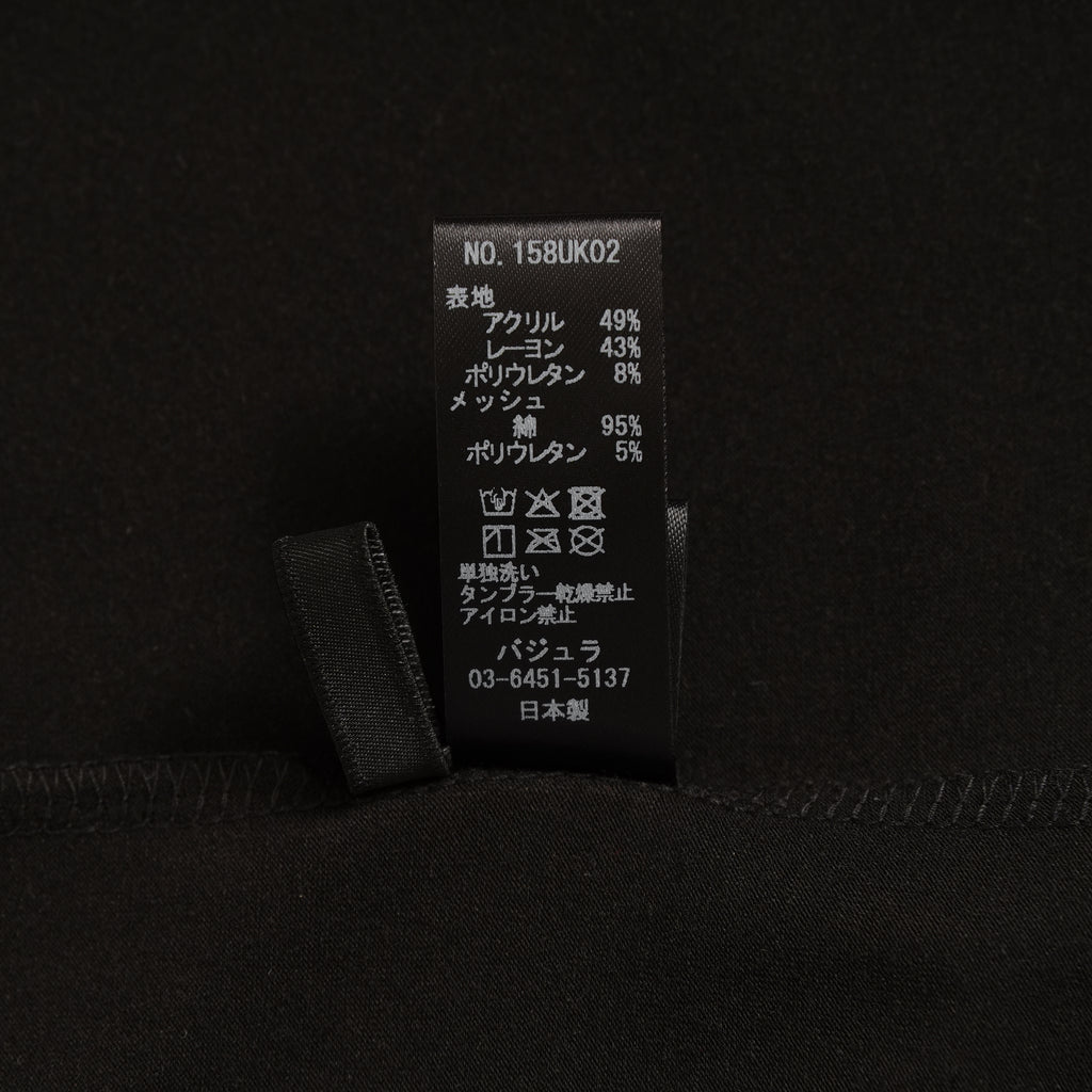 bajra バジュラ / 美品 24AW タートルネックカットソー プルオーバー 長袖Tシャツ / 158UK02 / size 3 (BLACK) 352182-in-ue