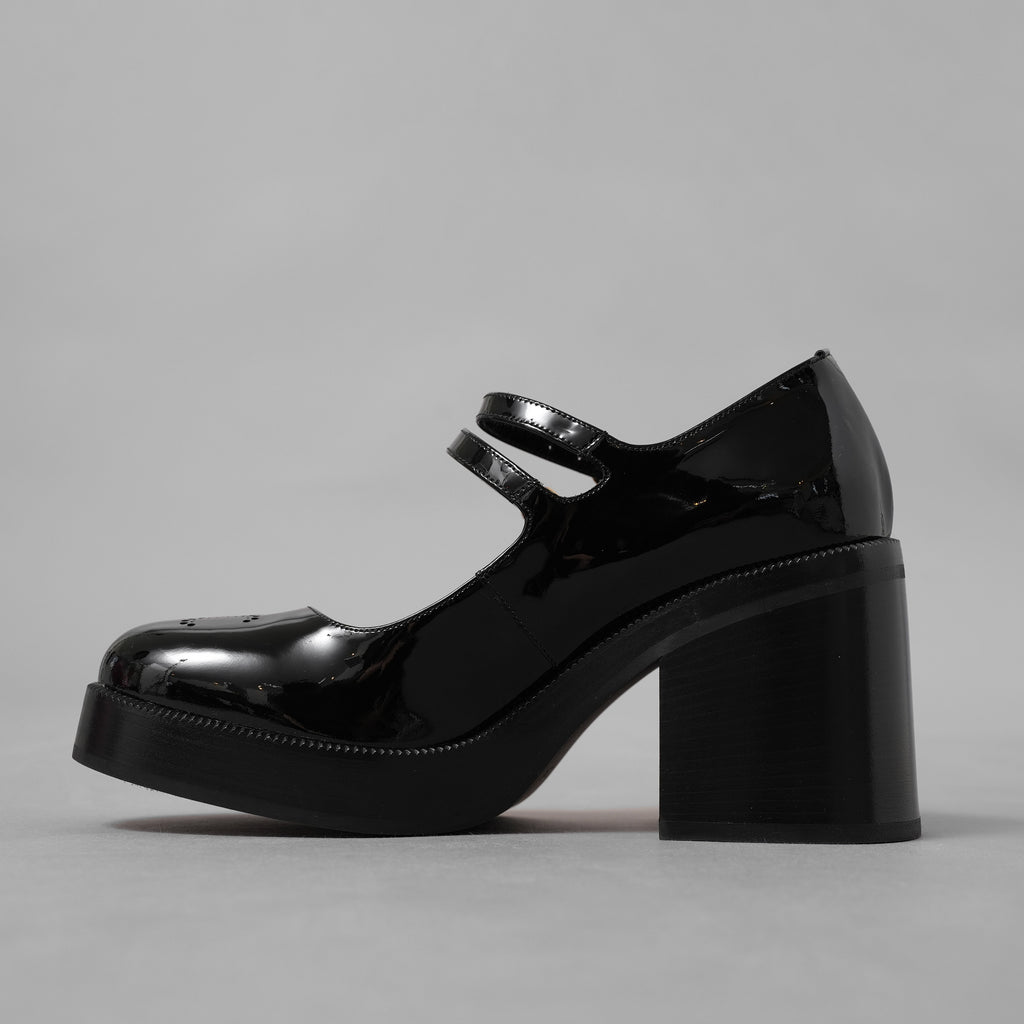 未使用 CELINE セリーヌ / 24AW "Lily" リリー チャンキーソール パンプス / パテントカーフスキン/ テス ベビーズ / シューズ / size 36 (23cm)  BLACK レディース