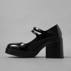 未使用 CELINE セリーヌ / 24AW "Lily" リリー チャンキーソール パンプス / パテントカーフスキン/ テス ベビーズ / シューズ / size 36 (23cm)  BLACK レディース