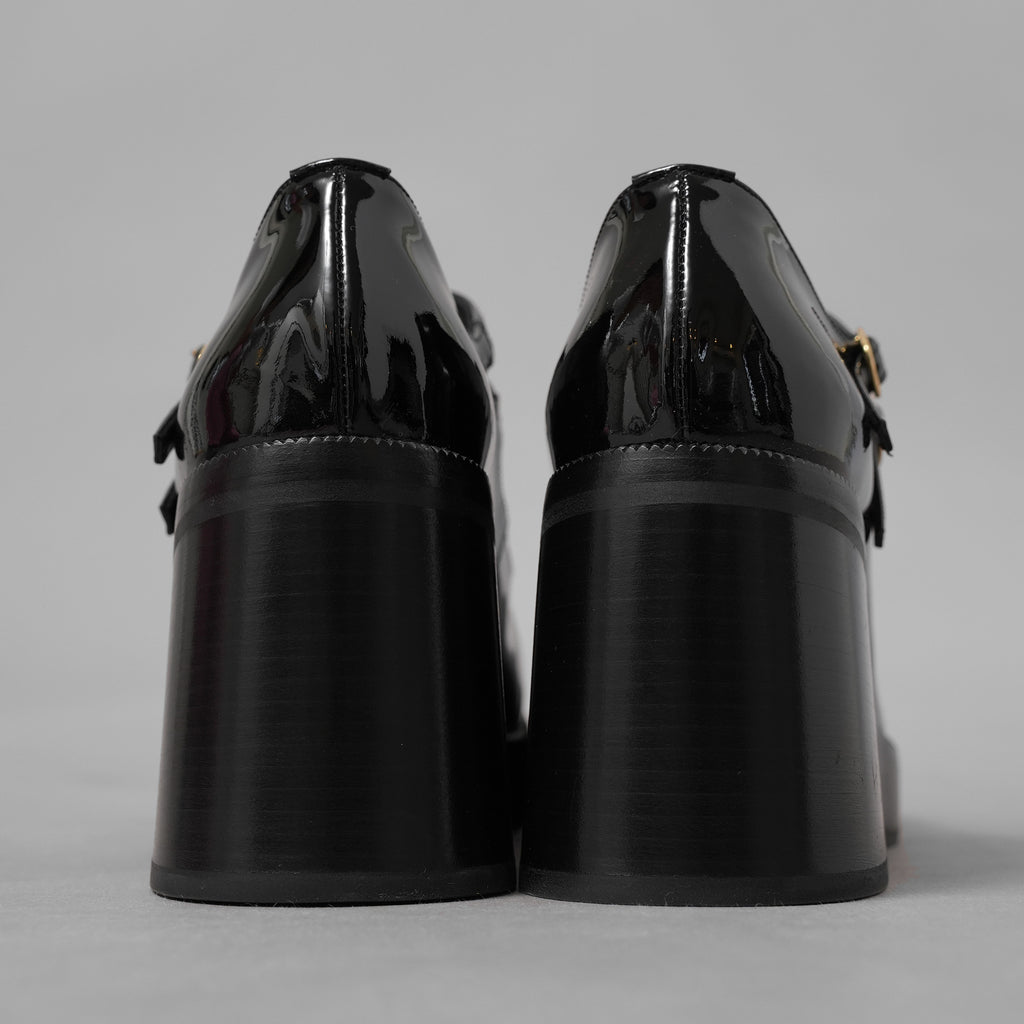 未使用 CELINE セリーヌ / 24AW "Lily" リリー チャンキーソール パンプス / パテントカーフスキン/ テス ベビーズ / シューズ / size 36 (23cm)  BLACK レディース
