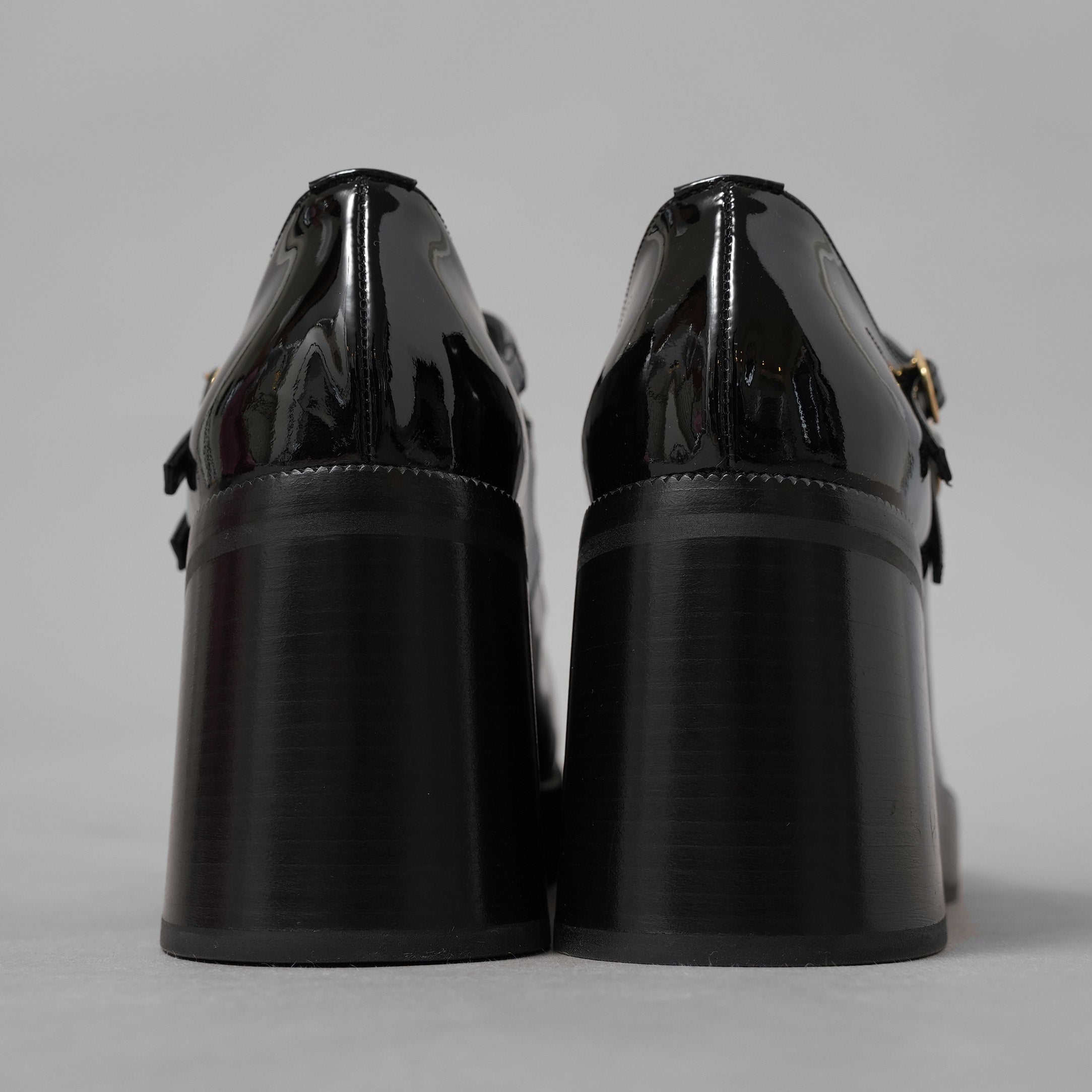未使用 CELINE セリーヌ / 24AW "Lily" リリー チャンキーソール パンプス / パテントカーフスキン/ テス ベビーズ / シューズ / size 36 (23cm)  BLACK レディース
