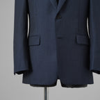 VALENTINO ヴァレンティノ / 20AW 美品 セットアップ シングルブレストジャケット テーラードジャケット 2タックテーラード スラックス パンツ / HV012E00-VT02501V / size 46 (NAVY) 352185-in-ue