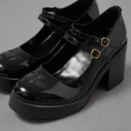 未使用 CELINE セリーヌ / 24AW "Lily" リリー チャンキーソール パンプス / パテントカーフスキン/ テス ベビーズ / シューズ / size 36 (23cm)  BLACK レディース