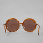 FENDI フェンディ / 21年 美品 Brown Round Sunglasses オーバーサイズラウンド サングラス アクセサリー / FF 0430S / BROWN レディース
