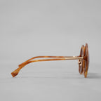 FENDI フェンディ / 21年 美品 Brown Round Sunglasses オーバーサイズラウンド サングラス アクセサリー / FF 0430S / BROWN レディース