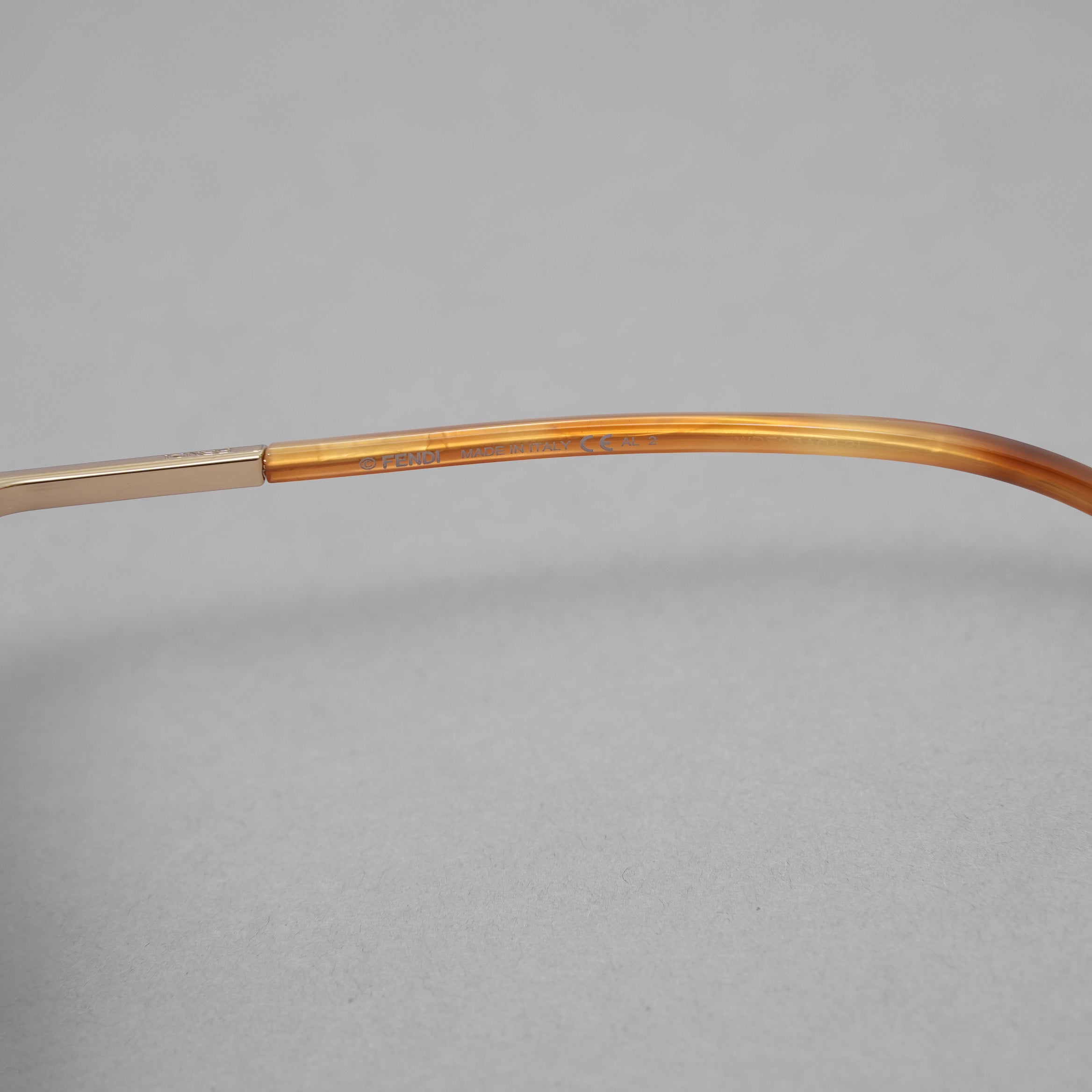 FENDI フェンディ / 21年 美品 Brown Round Sunglasses オーバーサイズラウンド サングラス アクセサリー / FF 0430S / BROWN レディース