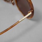 FENDI フェンディ / 21年 美品 Brown Round Sunglasses オーバーサイズラウンド サングラス アクセサリー / FF 0430S / BROWN レディース