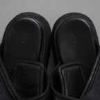 JULIUS ユリウス / 24AW Coated Goat Suede Velcro Sandal コーテッド ゴート スエード ベルクロ  レザーサンダル シューズ / 867FWM1-L / size 1 (BLACK)  352181-in-ue