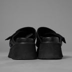 JULIUS ユリウス / 24AW Coated Goat Suede Velcro Sandal コーテッド ゴート スエード ベルクロ  レザーサンダル シューズ / 867FWM1-L / size 1 (BLACK)  352181-in-ue